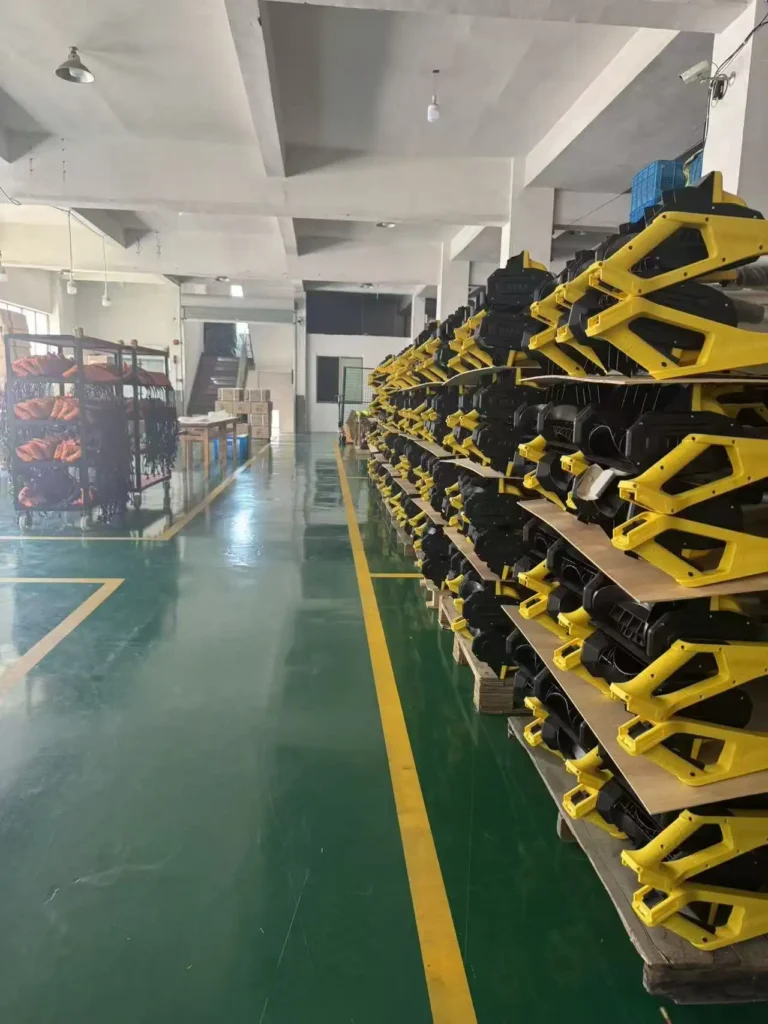 garden tools on the rack